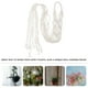 thumbnail image 4 of 1 unid Cuerda de algodón Flowerpot Net Creative Colgante Plantador Cesta Decoración de Hogar Beige, 4 of 7