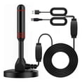 thumbnail image 1 of Antena TV Digital HD Antena DAB Amplificada Interior Respuesta Rápida Con Amplificador, 1 of 9