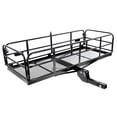 thumbnail image 1 of Foldable Hitch Cargo Carrier Rack w/ 2" Receiver Mounted Luggage Basket, 1 of 9
