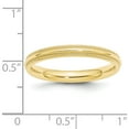 thumbnail image 2 of 10K Yellow Gold 10Ky 3mm Milgrain Comfort Fit Band Size 7 Made In United States 1mc030-7, 2 of 5