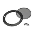 thumbnail image 4 of 2pcs 5" Speaker Grill Mesh Decorative Circle Woofer Guard Protective Cover Audio Accessories Black, 4 of 5
