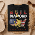 thumbnail image 2 of Neil Diamond Music America Inspired Graphic T-Shirt, 2 of 6