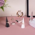 thumbnail image 4 of Uxcell 10Pack Cone Shape Acrylic Ring Display Holder Jewelry Showcase Stand (Black), 4 of 5