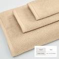 thumbnail image 4 of Great Bay Home Quick Dry Loop Textured 6-Pack Hand Towel Set, 26" x 16", Taupe, 4 of 6