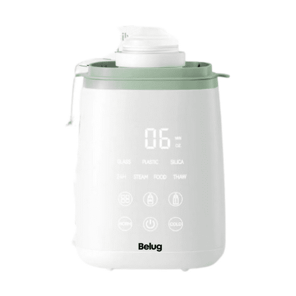 Calentador De Biberones Belug, Calentador De Leche verde blanco
