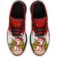 thumbnail image 3 of Coolcustomize Custom Christmas Walking Sneakers, Snowman Design, Comfortable Lightweight Running Shoes, Festive Holiday Footwear for Women, 3 of 6