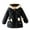 Black, variant on Mercatoo Toddler Kids Winter Hooded Coat Girls Windproof Winter Warm Zipper Jacket Thick Thermal Fleece Lined Snow Outwear
