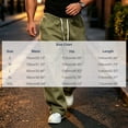 thumbnail image 2 of Wyongtao Mens Baggy Sweatpants Elastic Waist Drawstring Wide Leg Classic Loose Fitted Joggers Pants with Pockets (2XL, Dark Gray), 2 of 6