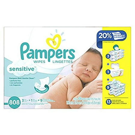 Pampers Wipes 13x, 808 ct (Old Version)