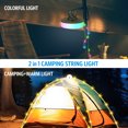 thumbnail image 3 of Camping Sting Lights, AMIR 2 in 1 Waterproof Rechargeable Camping Lantern with 10M String Lights Tent Lights Decorative Lights for Camping Birthday Christmas Patio Garden, 3 of 10