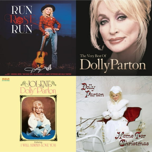 Run Rose Run & Very Best Of Dolly Parton (2LP) & Jolene (140G/Dl Insert) & Home For Christmas (140G)
