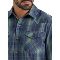 thumbnail image 3 of Wrangler® Men's and Big Men's Slim Fit Long Sleeve Woven Shirt, Sizes S-5XL, 3 of 3