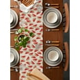 thumbnail image 2 of Watercolor Watermelon on Vintage Linen Table Runner-36 Inch Long Summer Fruit Table Runners Linen Burlap Tablerunner for Kitchen Dining Room Holiday Party, 2 of 9