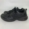 thumbnail image 1 of New Balance 608 V4 All Black Leather Comfort Walking Shoes Mens Size US 12 D, 1 of 6