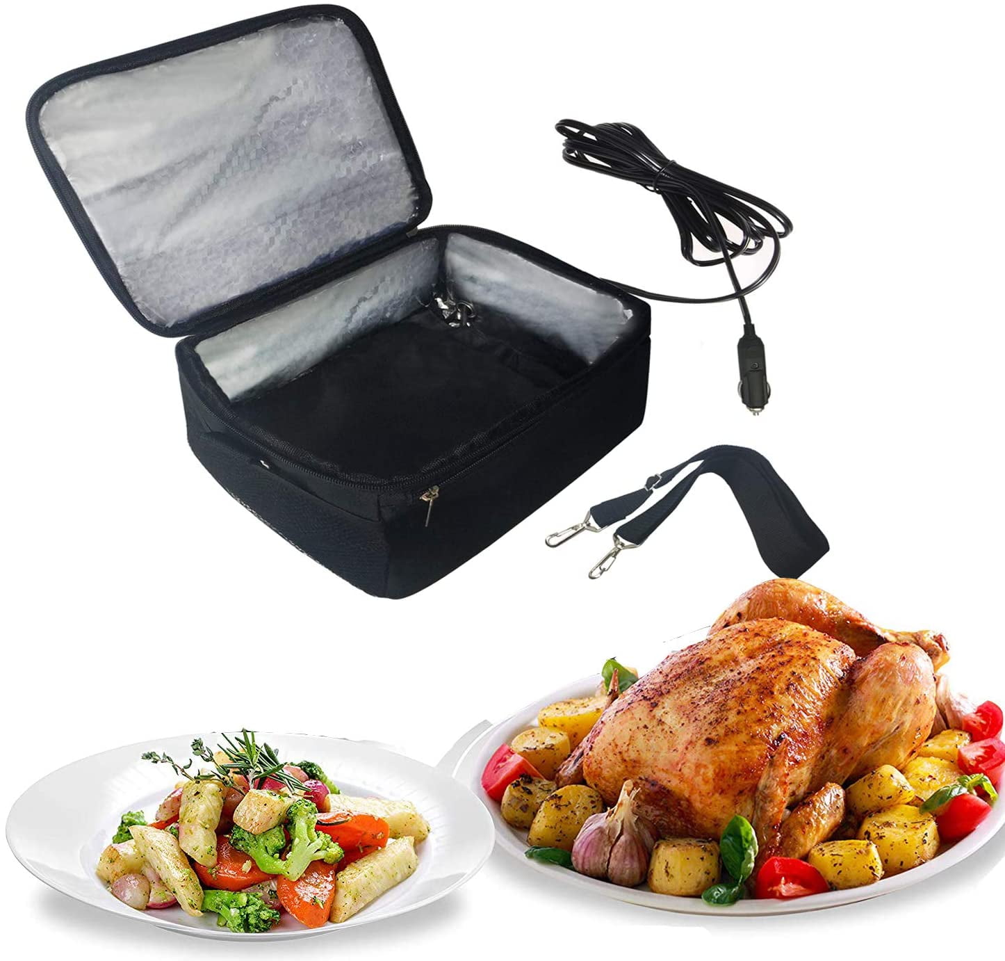 Portable Oven Personal Food Warmer for Prepared Meals Lunch Warmer Reheating at Work for Driving