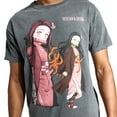 thumbnail image 4 of Demon Slayer Side-By-Side Nezuko Men's Black Crew Neck Short Sleeve T-shirt-XL, 4 of 7
