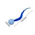 thumbnail image 2 of Colorful Ball Star Empty Ball with Tail Caterpillar Pet Supplies Cat Grinding and Rolling Ball, 2 of 2