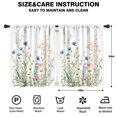 thumbnail image 2 of Blackout Kids Curtains,Pioneer Flower Childrens Insulated Curtains Set Of 2,Bedroom Essentials,Toddler Room Decor 42x54in(106x137cm), 2 of 4