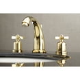 thumbnail image 4 of Kingston Brass KB8982ZX Millennium 8 in. Widespread Lavatory Faucet, Polished Brass - 13.48 x 9.9 x 3.4 in., 4 of 5