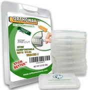 Pk of 9 - Genuine Orthodontic Wax Now Precut For Braces and Aligners by Orthomechanic - Stick Better than Competitor