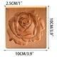 thumbnail image 4 of Cortador de galletas con forma de rosa y flor en 3D, de madera, para repostería y cocina., 4 of 9