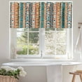 thumbnail image 4 of Bohemian Patterns Valances for Windows, 42 x 12in, Coloed Seamless Stitching Rod Pocket Kitchen Valance Curtain Light Filtering Window Treatments for Living Room Bedroom, 1 Panel, 4 of 7