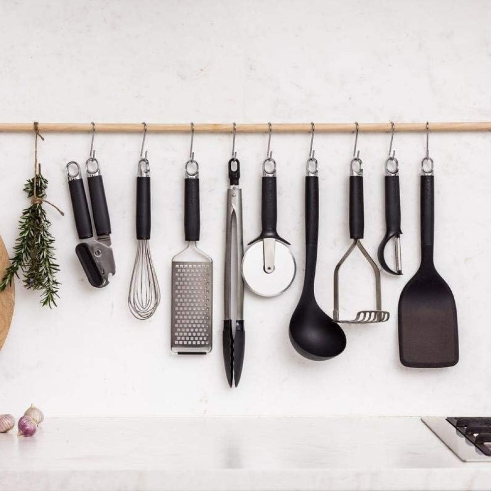 Click Clack Garlic Press | Grey/Chrome