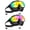 Aqua & Bright Pink, variant on AEGEND 2 Pack Adult Swim Goggles with Nose Cover, Wide View Anti-Fog UV Protection Swim Mask, Leakproof Silicone Swimming Goggles for Men & Women- Aqua & Bright Pink