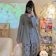 thumbnail image 2 of Sanrio-Conjunto de pijama de Hello Kitty para niña, ropa de dormir de manga larga, pantalones de dibujos animados japoneses simples, lindo y dulce, primavera y otoño, nuevo, 2 of 4