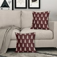 thumbnail image 3 of Christmas Tree Pillow Covers 18x18 Set of 2 Red Xmas Rustic Style Winter Print Decorative Outdoor Pillowcases Farmhouse Vintage Holiday Decorations Throw Cushion Case Decor for Couch Sofa Bed, 3 of 6