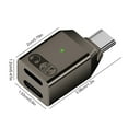 thumbnail image 2 of Adaptador Audio 2 en 1 USB C A Adaptador Cargador PD 60W para 16 (negro), 2 of 7