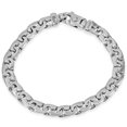 thumbnail image 2 of Pompeii Men's 14k Gold (35gram) or Platinum (65gram) 8mm Link Bracelet 8.5" (,), 2 of 2