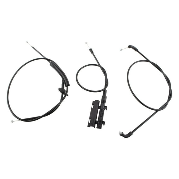 BOXI Front   Center   Rear 3pcs Hood Release Cable Kit for 2001 BMW 740i/ 2002-2005 BMW 745i 745Li / 2006-2008 BMW 750i 750Li / 2004-2006 BMW 760i / 03-08 BMW 760Li /07-08 BMW Alpina B7
