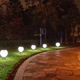 thumbnail image 4 of Columna de luz nocturna de acero inoxidable, lámpara de poste alimentada por energía Solar, herramienta de iluminación de Pilar de césped Iluminación y accesorios Luz blanca 20 centímetros Bewildely HA072933-01, 4 of 6