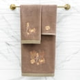 thumbnail image 5 of Authentic Hotel and Spa  Turkish Cotton Aaron 2PC Embellished Fingertip Towel Set Charcoal, 5 of 5