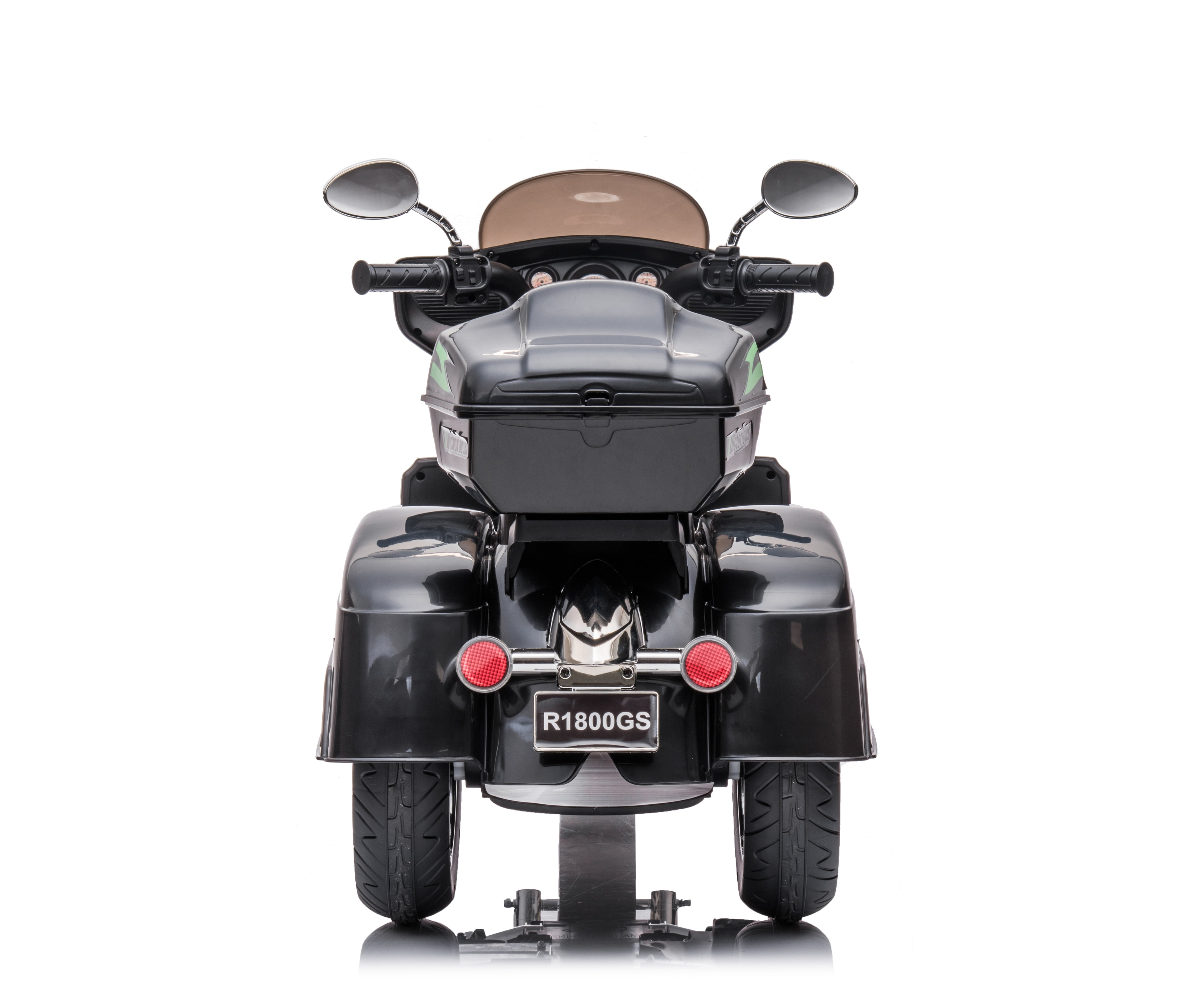 12V Kids Motorcycle  Electric Ride On Toy with 1.8-3.2 MPH Speed, Power Display, Music & Wireless Phone Connection, Large Storage Trunk, LED Headlight - 88LB Load Capacity for Toddlers & Kids