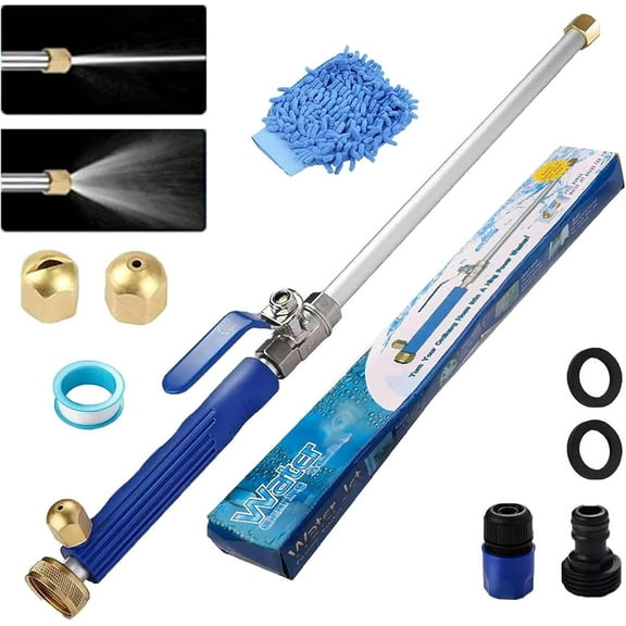 Jet Flux Pressure Washer，Upgraded 2-in-1 Jet Flux Power Washer with 2 Jet Different Nozzle and Hose Quick Connectors for Car, Patio