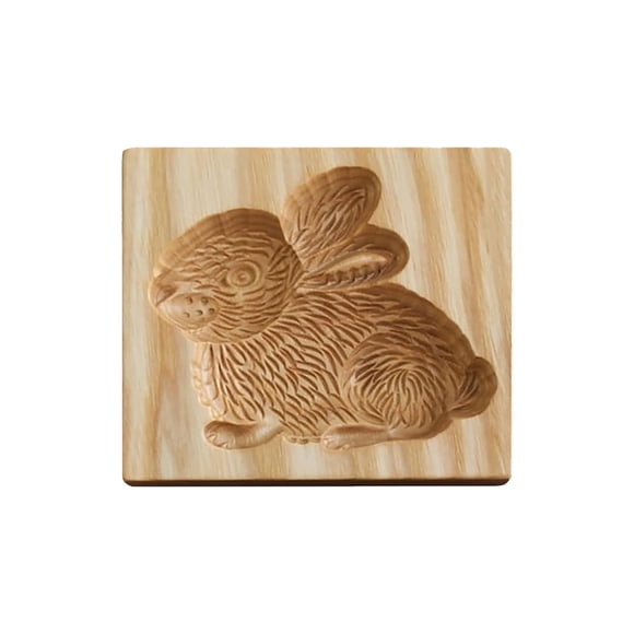 TIELUTT Wooden Cookie 3D Baking Embossing Craft Decorating Baking Tool Suitable for Chip Bag Sealer Battery Operated Cookie Baking Set for Adults Mini Cookie Shapes Cool Food Makers for Kids Sandwich