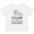 thumbnail image 3 of Inktastic Will You Be My Godfather? Elephants Moon and Stars Boys or Girls Toddler T-Shirt, 3 of 5