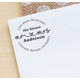 thumbnail image 3 of Printtoo Personalized Blue Self Inking Future Custom Stamper Address Round Heavy Duty Stamp-45 mm, 3 of 6