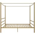 thumbnail image 5 of DHP Kora Queen Metal Canopy Bed in Gold, 5 of 9