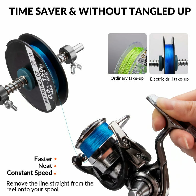 THKFISH Fishing Line Winder Fishing Line Remover Unwinding Function C-Line  Remover