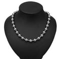 thumbnail image 5 of QQTDFG 6/8/10/12mm Hot 7-40" Women Mens Silver 316L Stainless Steel Ball Chain Necklace-Silver-10mm-28inch or 71cm, 5 of 5