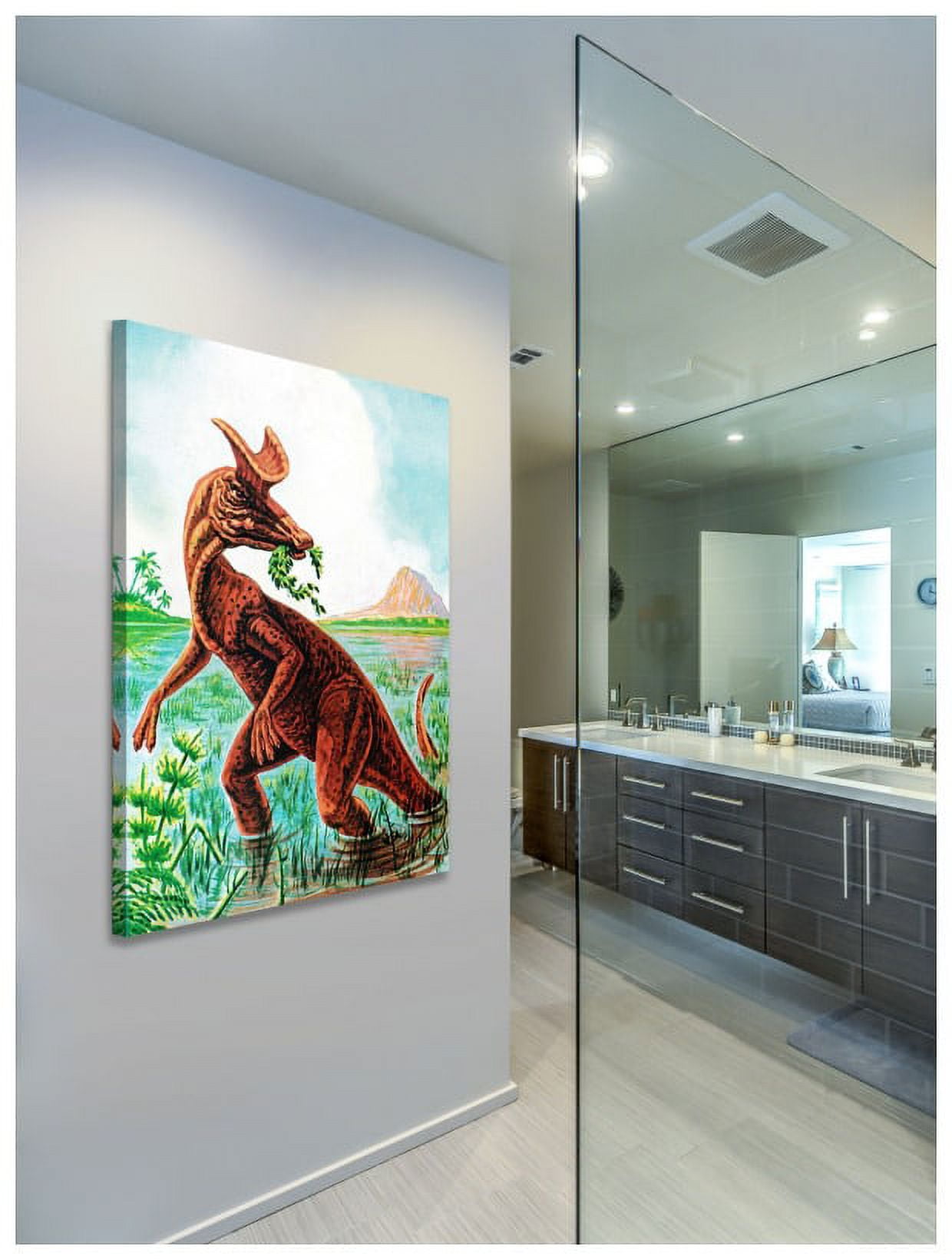 Marmont Hill "Lambeosaurus" by Curtis Painting Print on Canvas