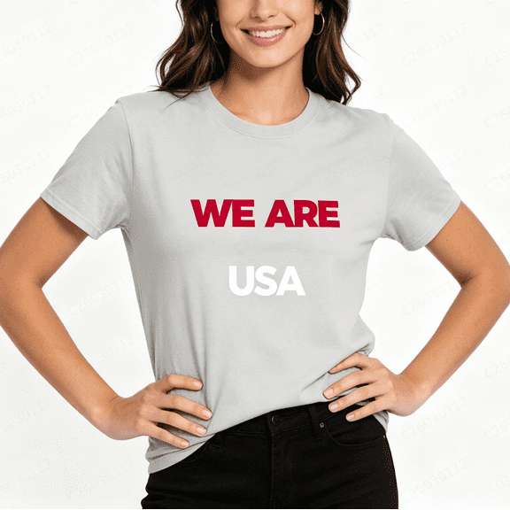 Zynoxe Soccer Cup 2026 Shirt Women USA Football Soccer Round Neck Summer Tops Casual Fashion Printed Host Sports Short Sleeve Tops White8 S