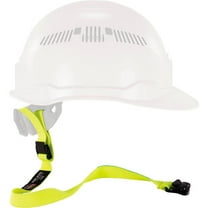 Ergodyne B3161678 Squids 3155 Hard Hat Elastic Lanyard with Clamp, Lime - One Size - Pack of 10