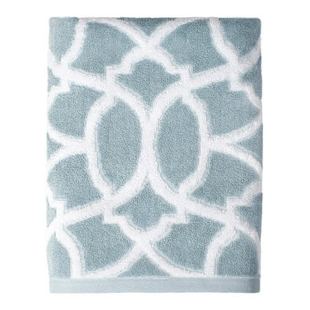 saturday knight watercolor lattice towel collectio