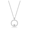 thumbnail image 1 of Collar con colgante Swarovski Creativity Circular White para mujer, 1 of 5