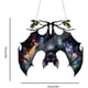 thumbnail image 2 of Atrapasueños de vidrio para colgar en la ventana con forma de murciélago, impresionantes paneles colgantes para ventanas para decoración de Halloween, decoración de pared de ventana de acrílico para s, 2 of 7