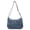 Light Blue, variant on Y2K Washed Denim Shoulder Purse, Women Multi‑Pocket Textured Cross‑body Bag Adjustable Strap Casual Fabric Shoulder Bag